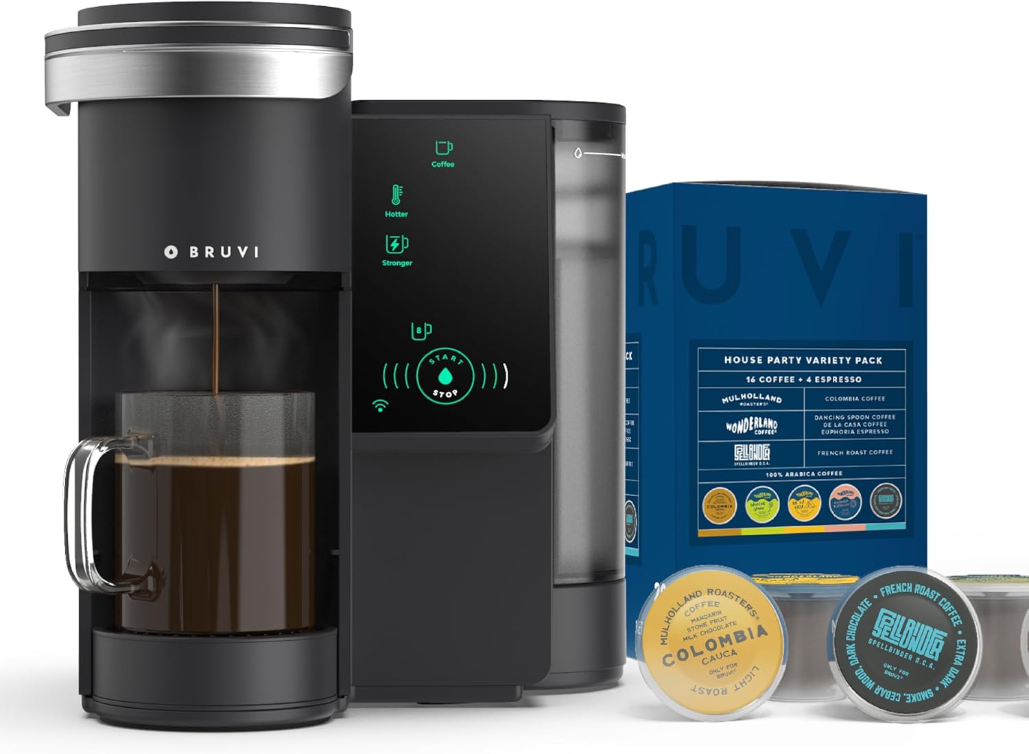 Coffee Plus Tea - Single-Serve Coffee Maker Bundle - Brews