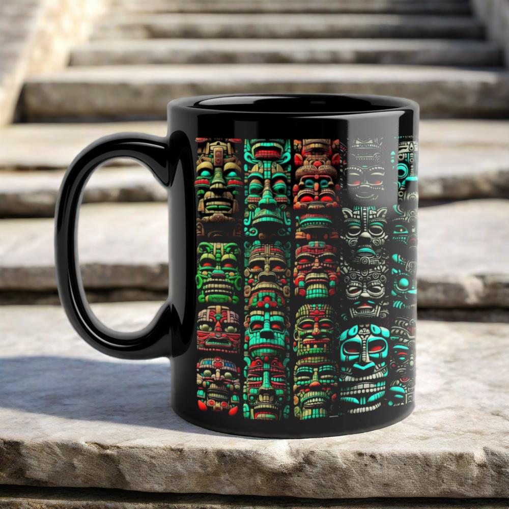 Coffee Tea Like - Stone people look like Mayan culture