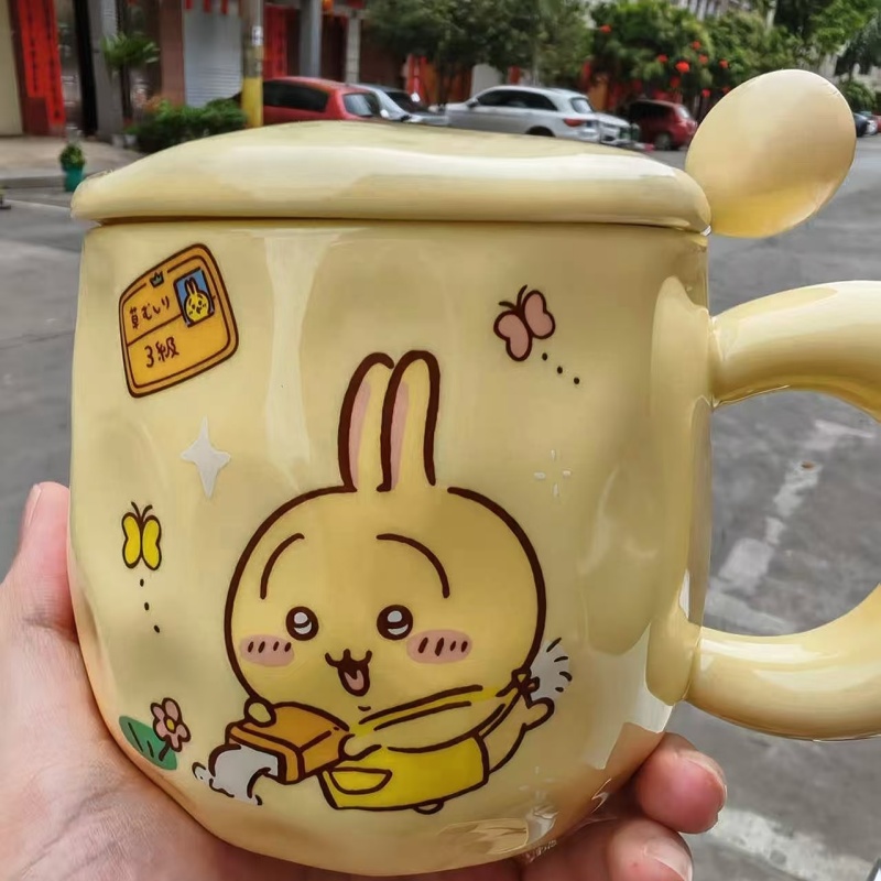 Coffee To Tea Meaning - Chiikawa Usagi Ceramic Mug Birthday Gift