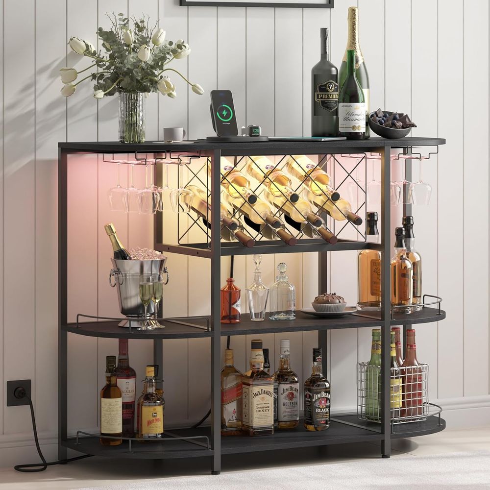 Black 3-Tier Coffee Table with - đánh giá và giá Coffee & Tea Haus