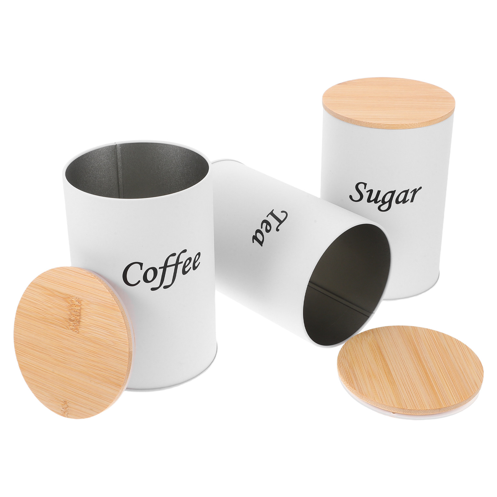 3Pcs Airtight Round Canisters  - đánh giá và giá Coffee Tea Beans