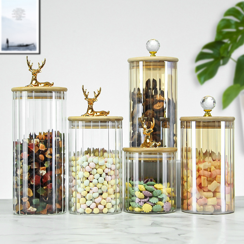 Nordic Transparent Glass Jar H - đánh giá và giá Tea Coffee Sugar Container