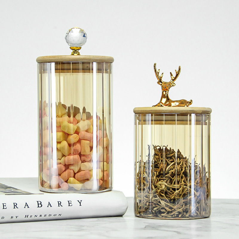 Nordic Transparent Glass Jar H - đánh giá và giá Tea Coffee Sugar Container