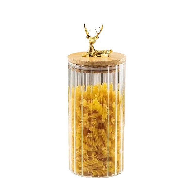 Nordic Transparent Glass Jar H - đánh giá và giá Tea Coffee Sugar Container