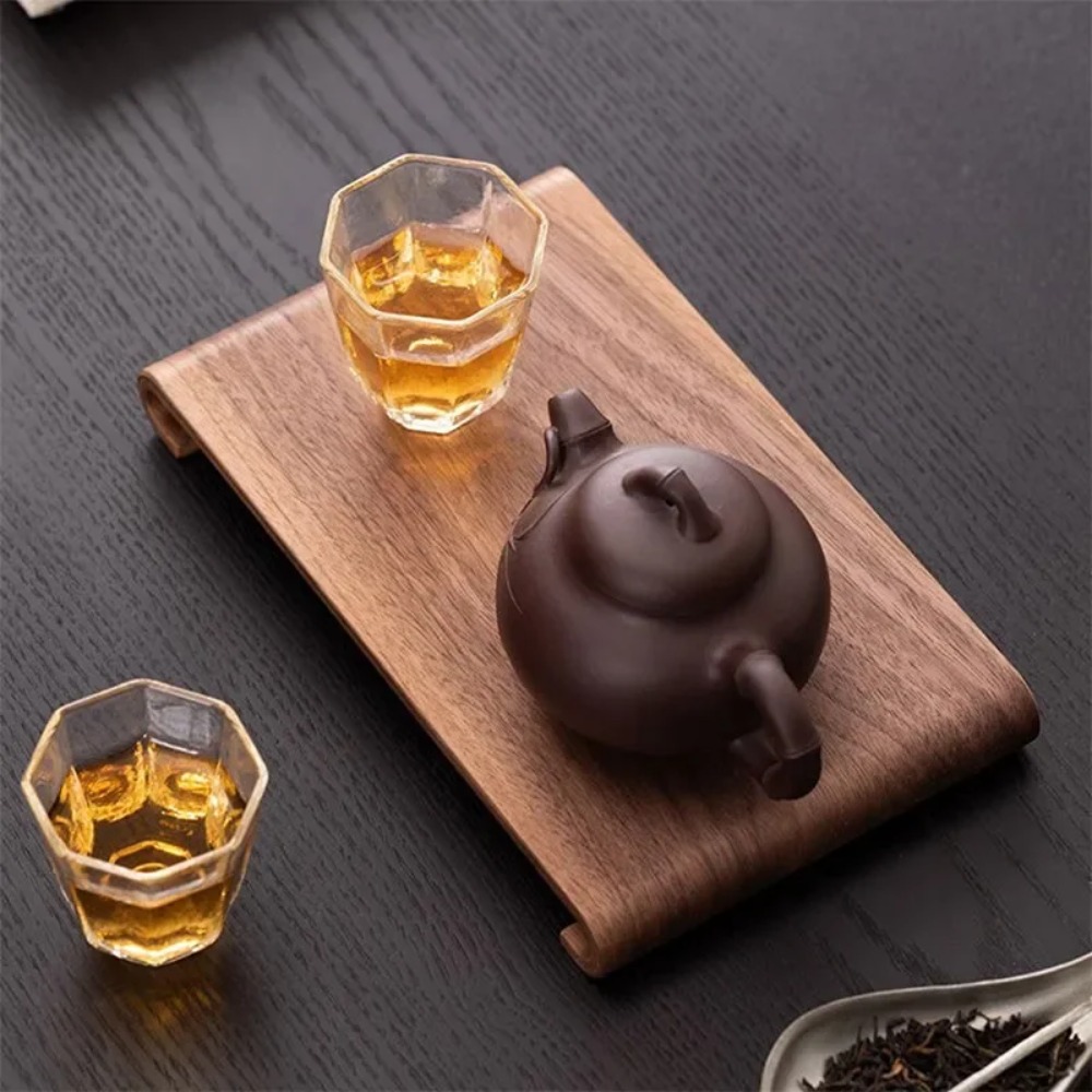 Wooden Coffee Tea Tray Rectang - đánh giá và giá Coffee Tea Station