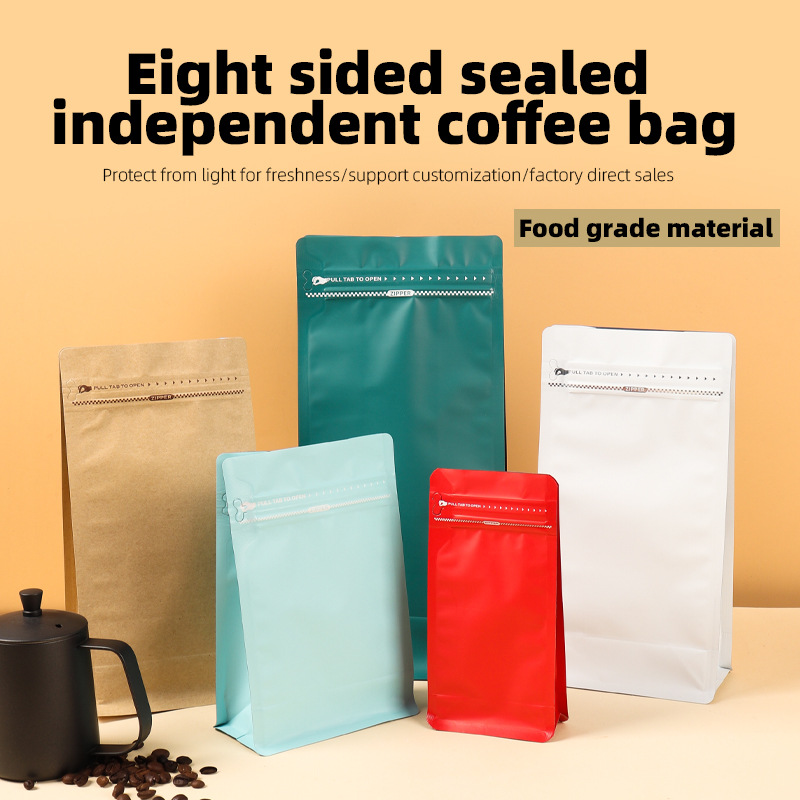 Aluminum Foil Stand-up Pouches - đánh giá và giá Coffee Tea Beans