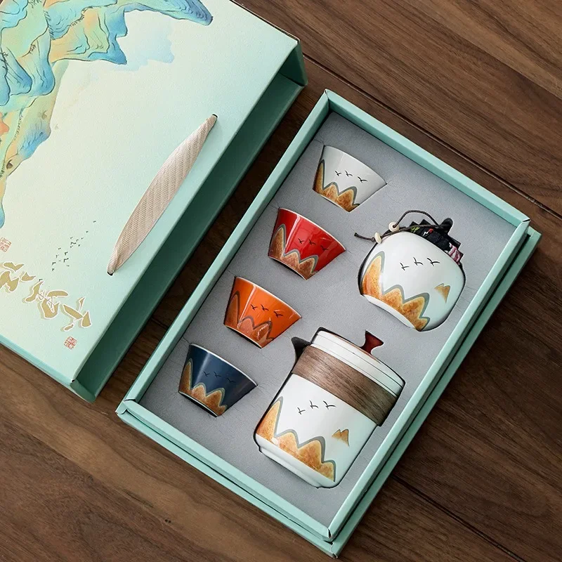 Gift Box,Chinese Style Ceramic - đánh giá và giá Coffee Tea Gift Set