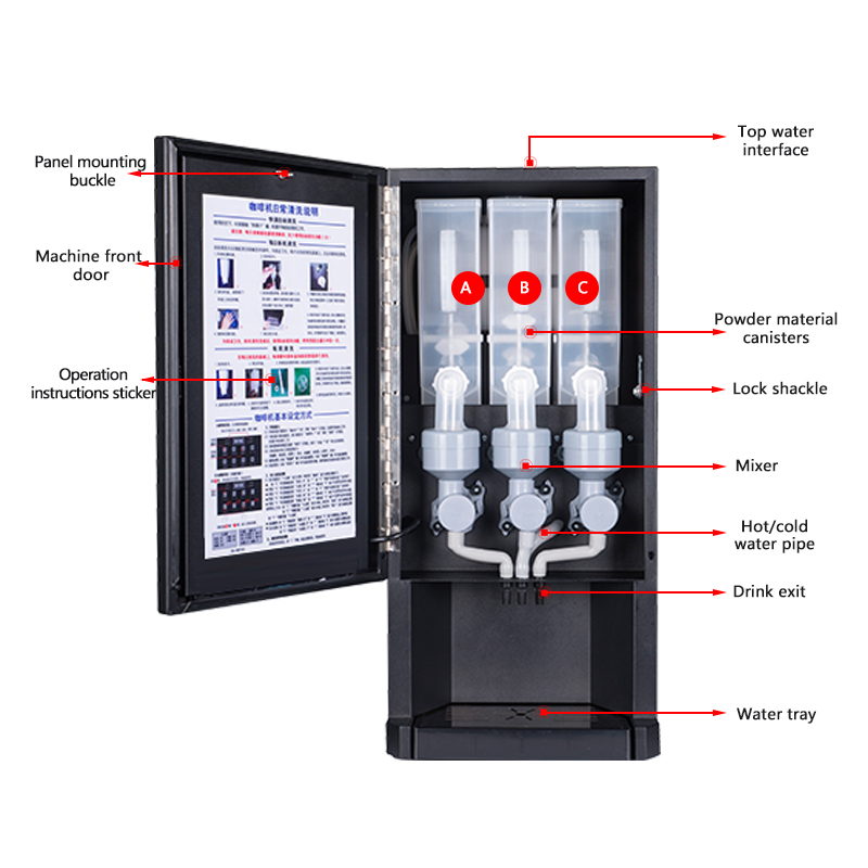 30SCW-8 Hot Ice Instant Coffee - đánh giá và giá Coffee Tea Machine