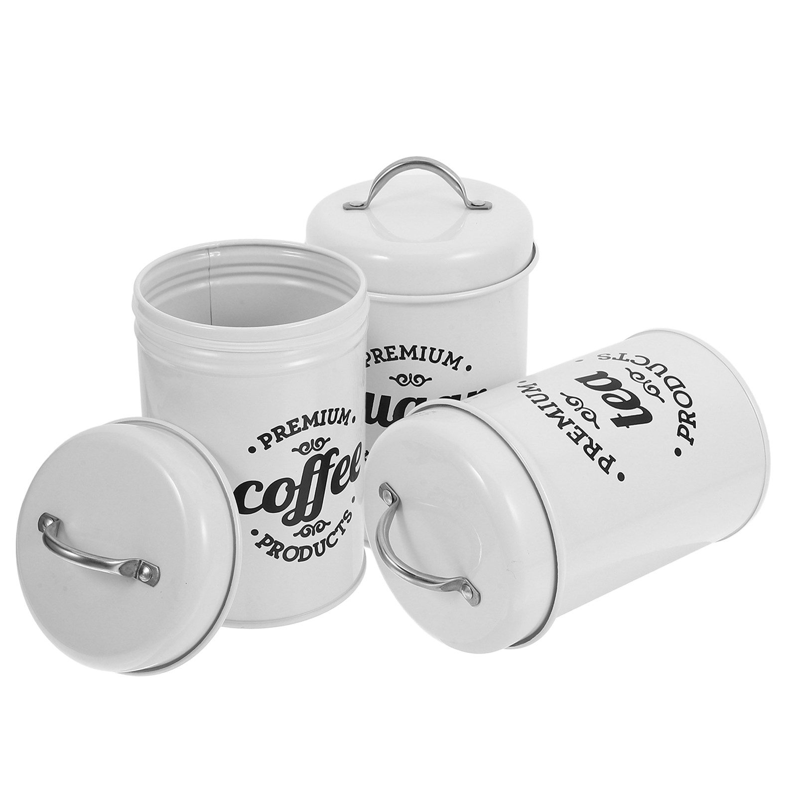 Airtight Metal Canister Set fo - đánh giá và giá Coffee Tea Set