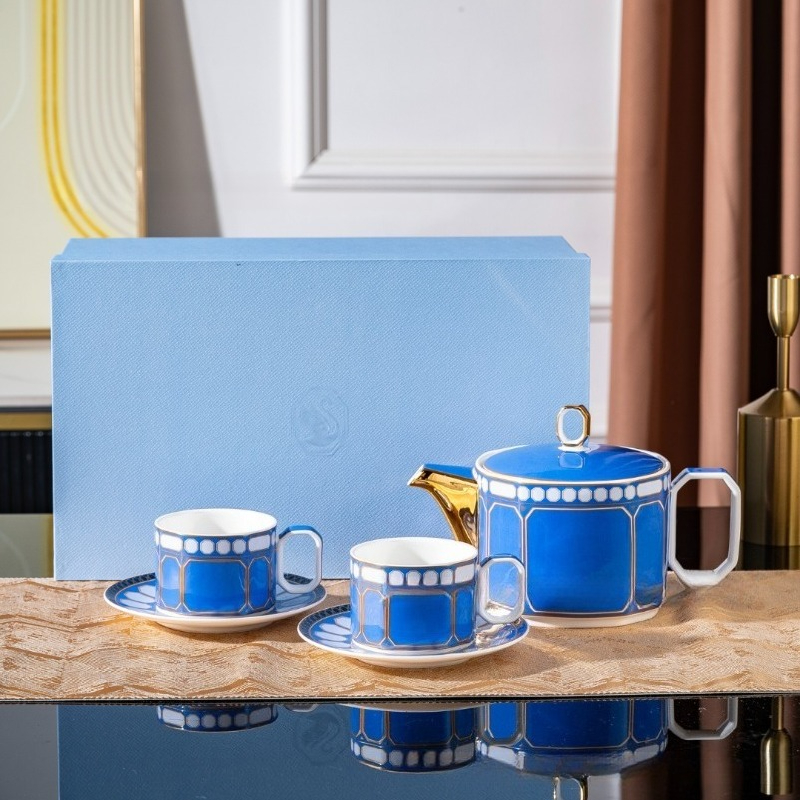 Swan Design Bone China Coffee  - đánh giá và giá Coffee Tea Gift Set