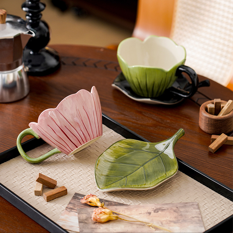 Irregular Hand-painted Coffee  - đánh giá và giá Coffee Tea Set