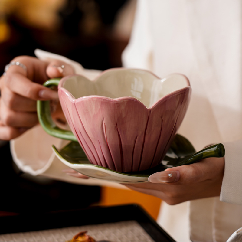 Irregular Hand-painted Coffee  - đánh giá và giá Coffee Tea Set