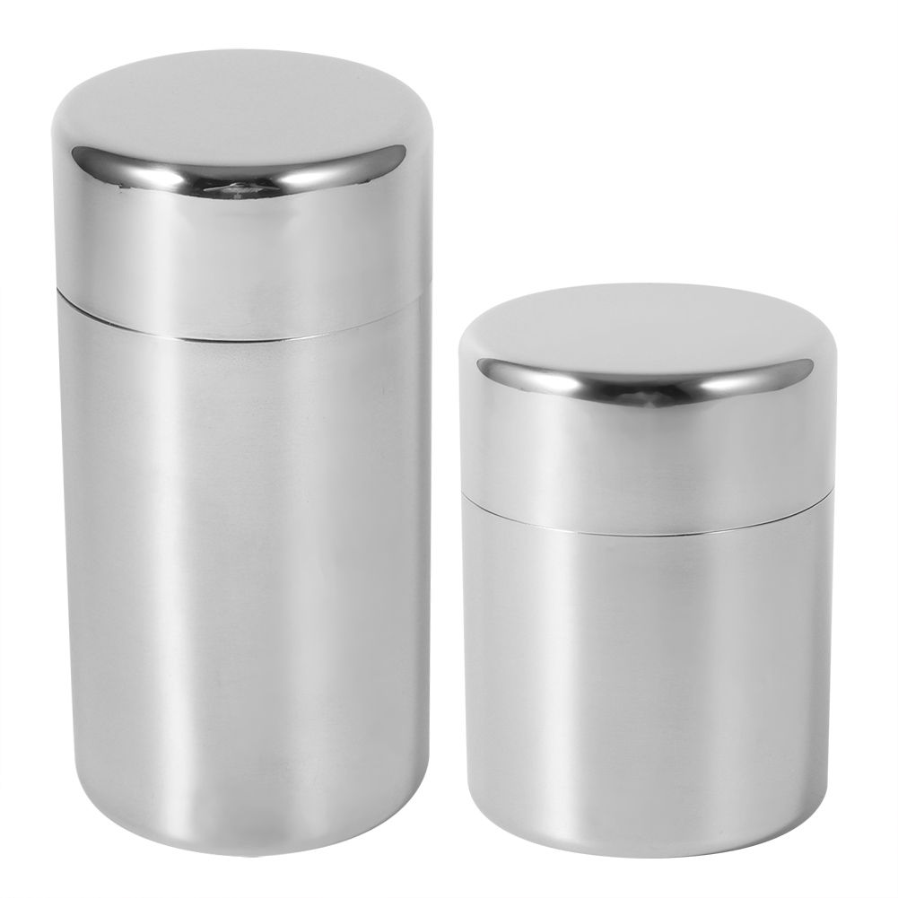Stainless Steel Tea Leaf Tins  - đánh giá và giá Tea Coffee Sugar Container