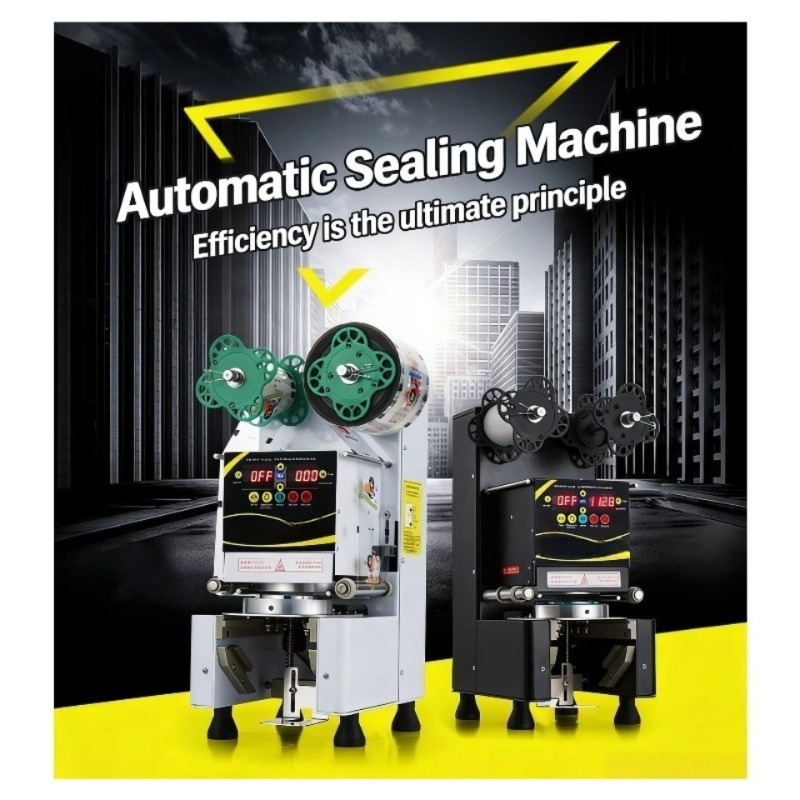 Automatic Plastic Cup Sealing  - đánh giá và giá Coffee Tea Machine