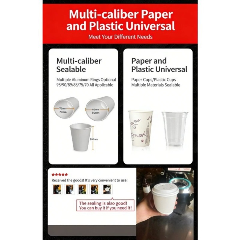 Automatic Plastic Cup Sealing  - đánh giá và giá Coffee Tea Machine