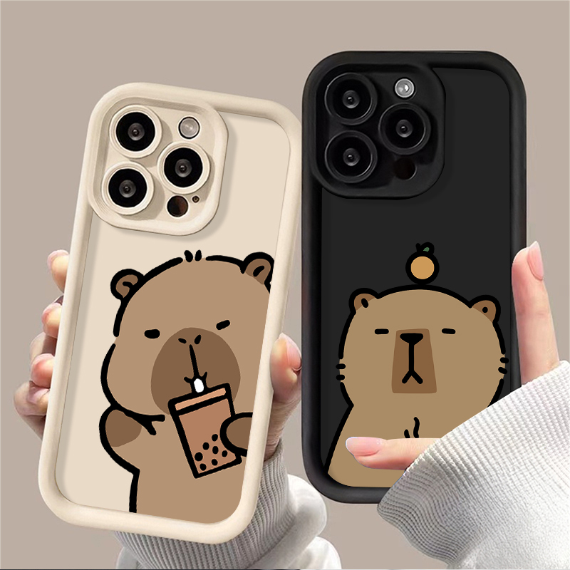 Cartoon Cute Capybara Case for - đánh giá và giá Coffee Plus Tea
