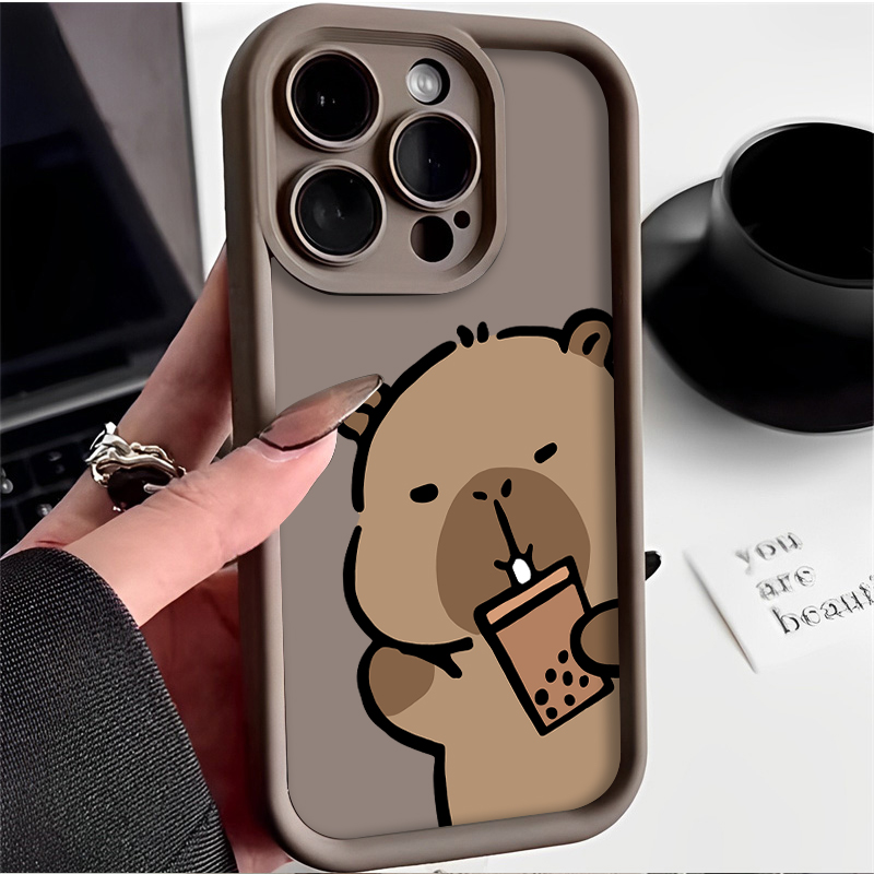Cartoon Cute Capybara Case for - đánh giá và giá Coffee Plus Tea