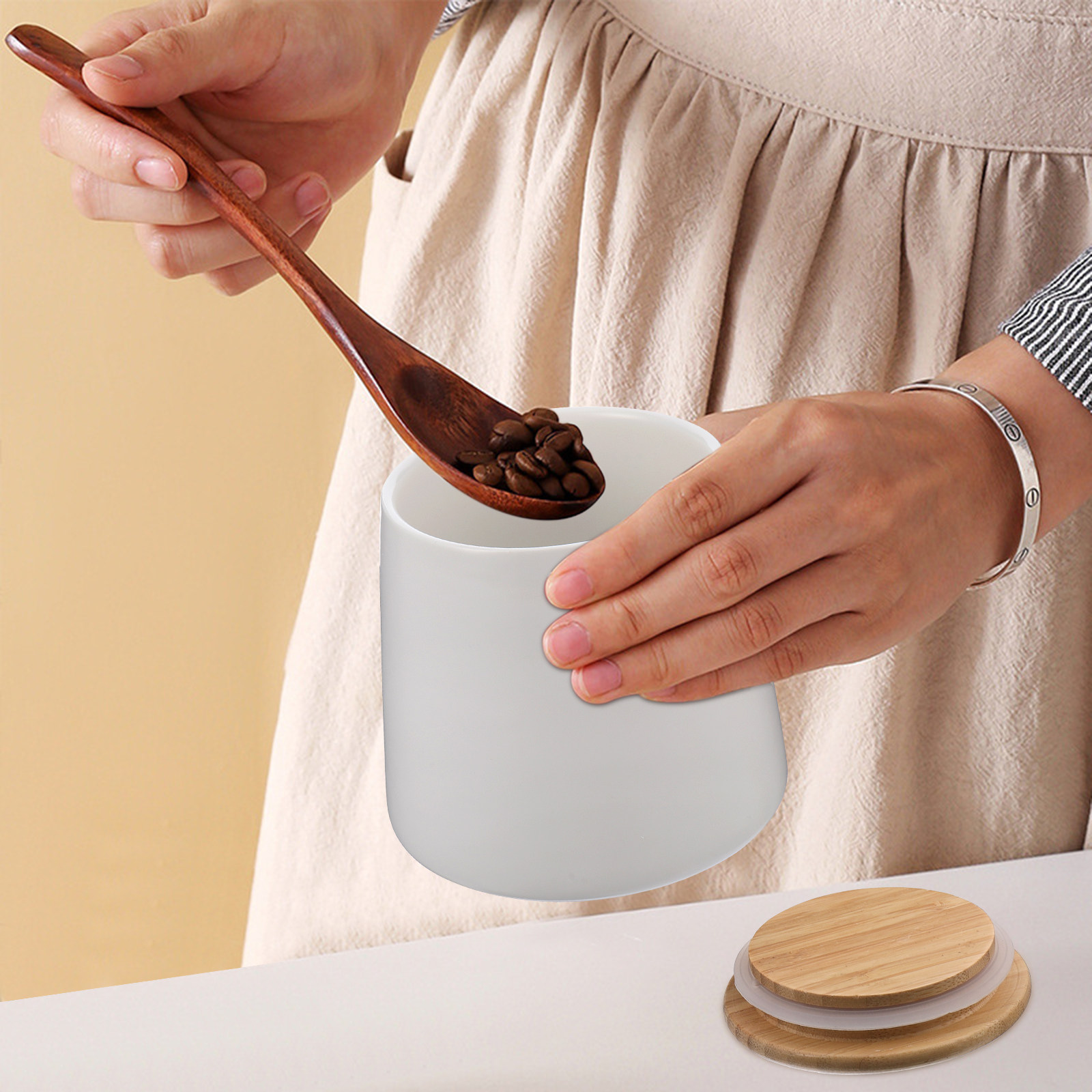 1Set Ceramic Storage Jar Nordi - đánh giá và giá Tea Coffee Sugar Container
