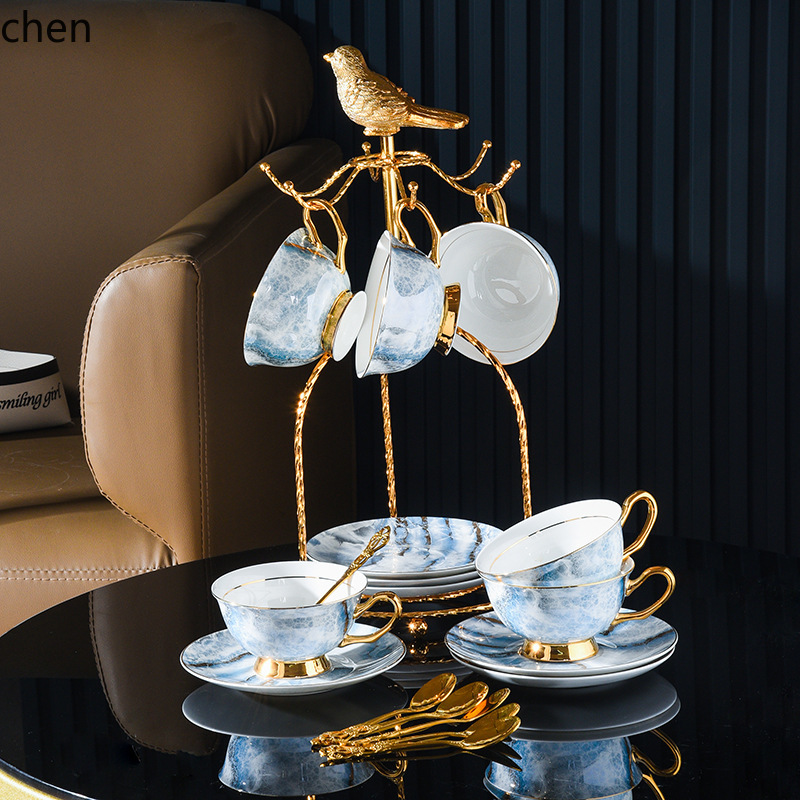 HXL High value bone china sauc - đánh giá và giá Coffee Tea Set