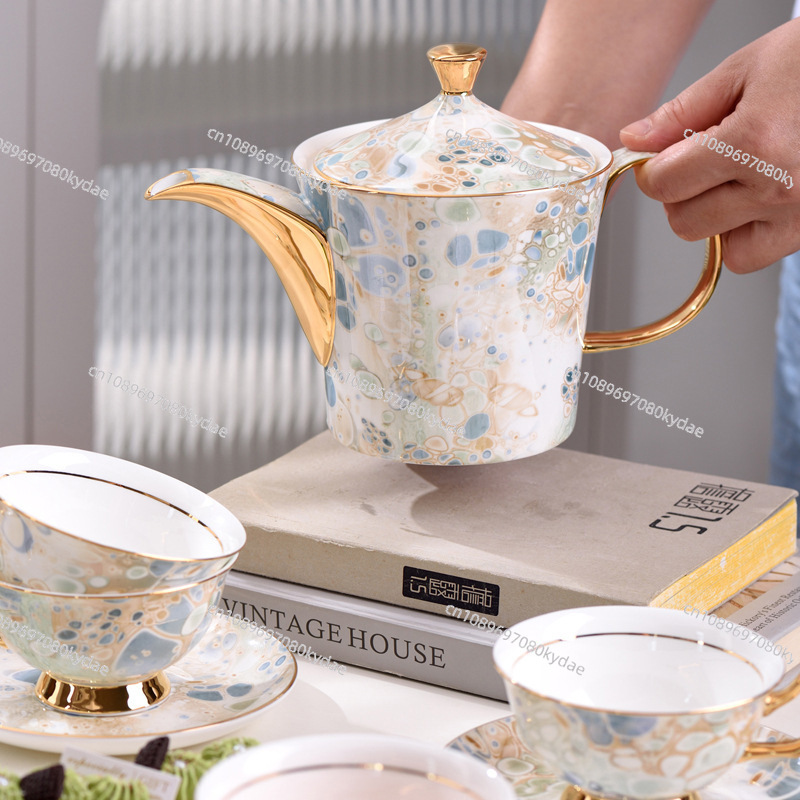 Coffee cup ceramic kettle flow - đánh giá và giá Coffee Tea Gift Set