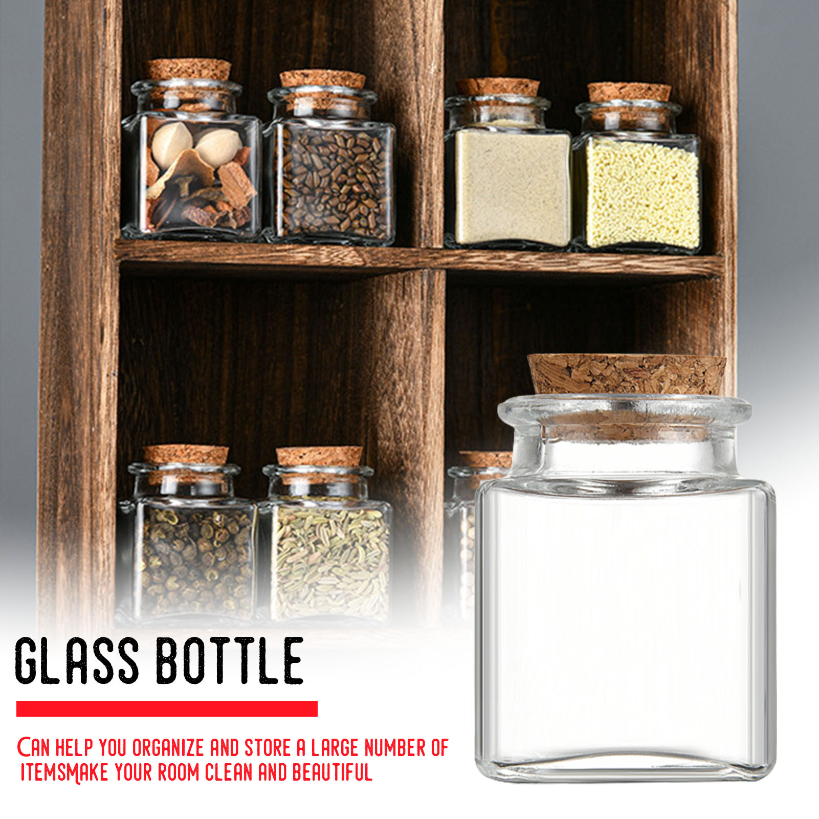 1/5/10Pcs Glass Storage Jars K - đánh giá và giá Tea Coffee Sugar Container