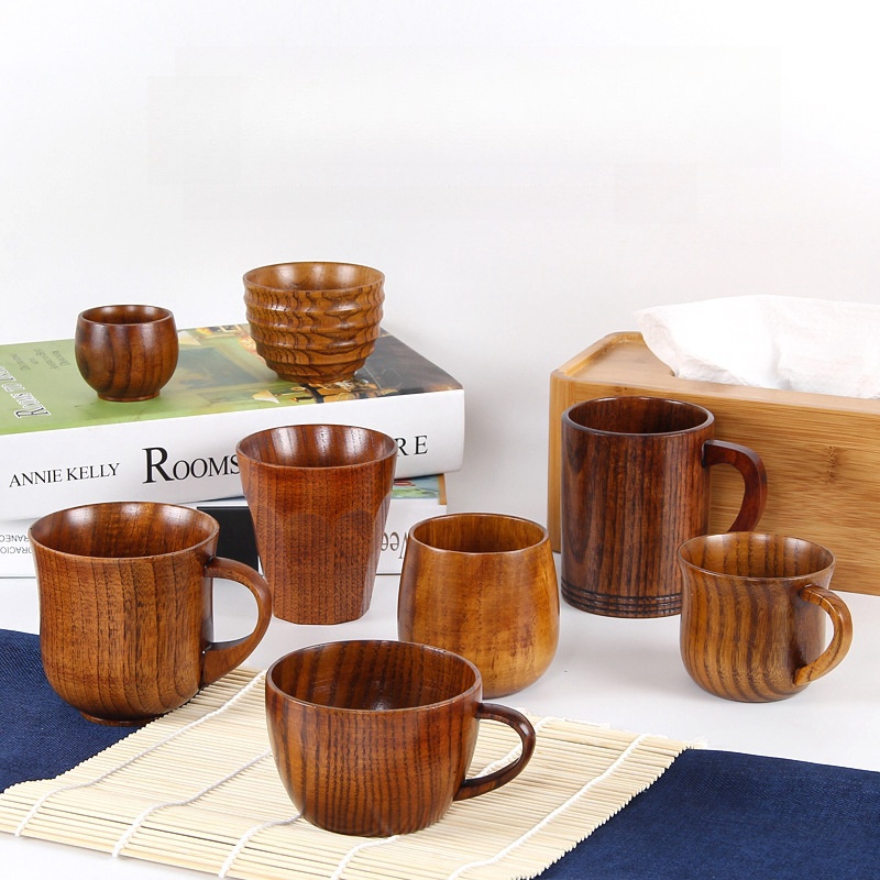 Wooden Big Belly Cups Japan St - đánh giá và giá Coffee Plus Tea