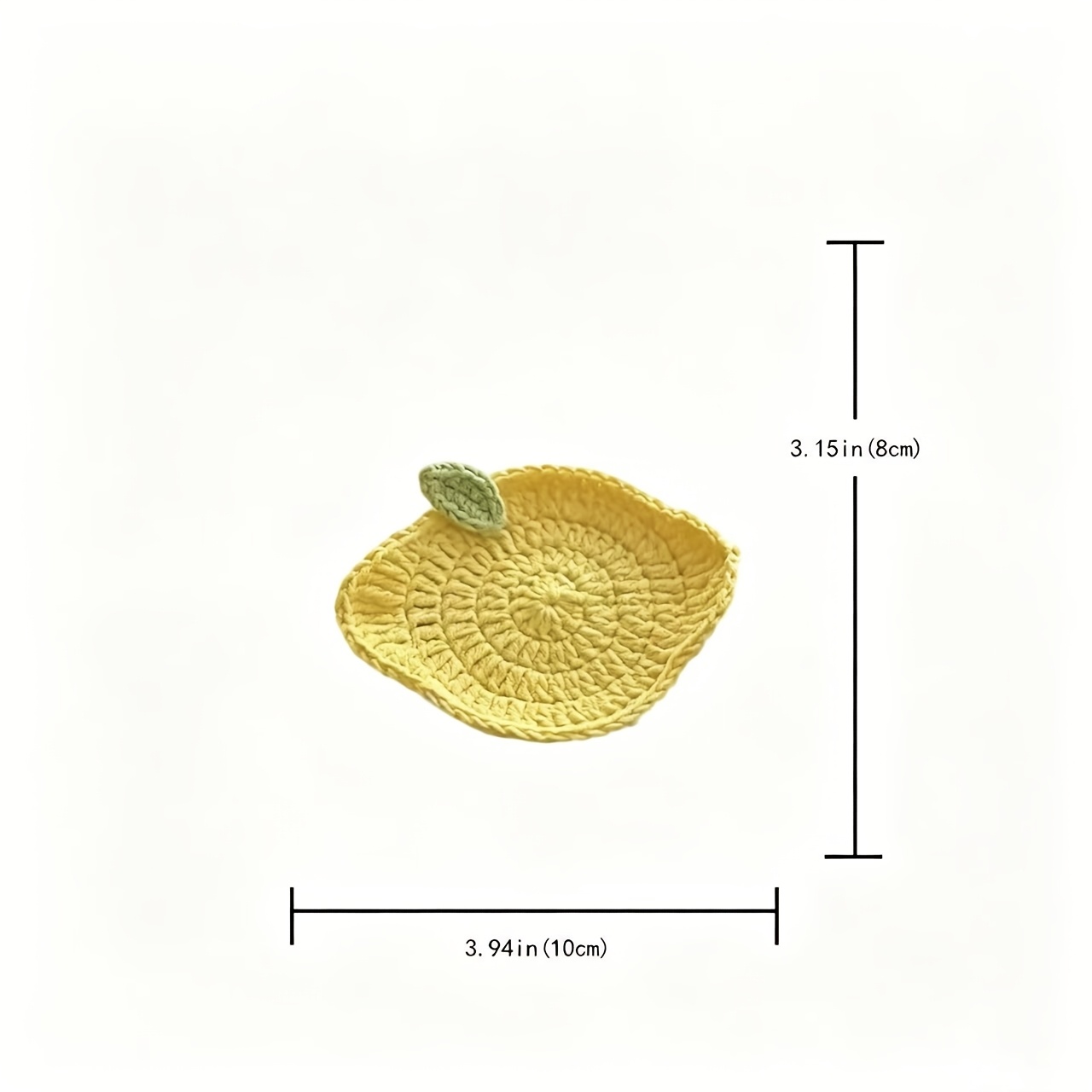 Handmade Crochet Lemon Coaster - đánh giá và giá Coffee Tea Station