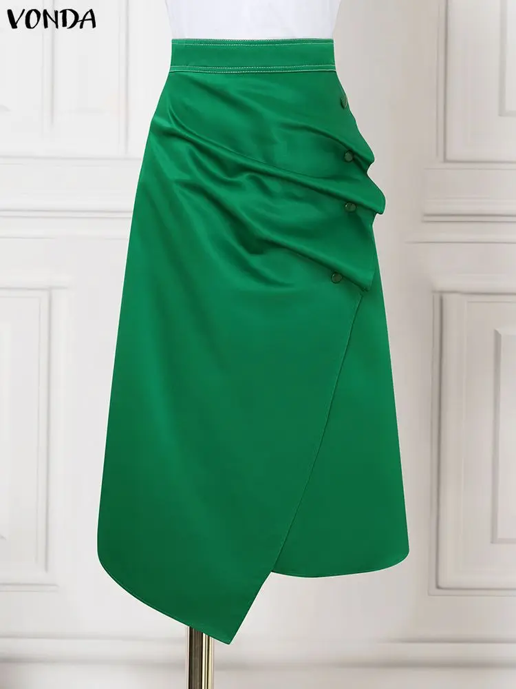 Plus Size Satin Skirts VONDA E - đánh giá và giá Coffee Plus Tea