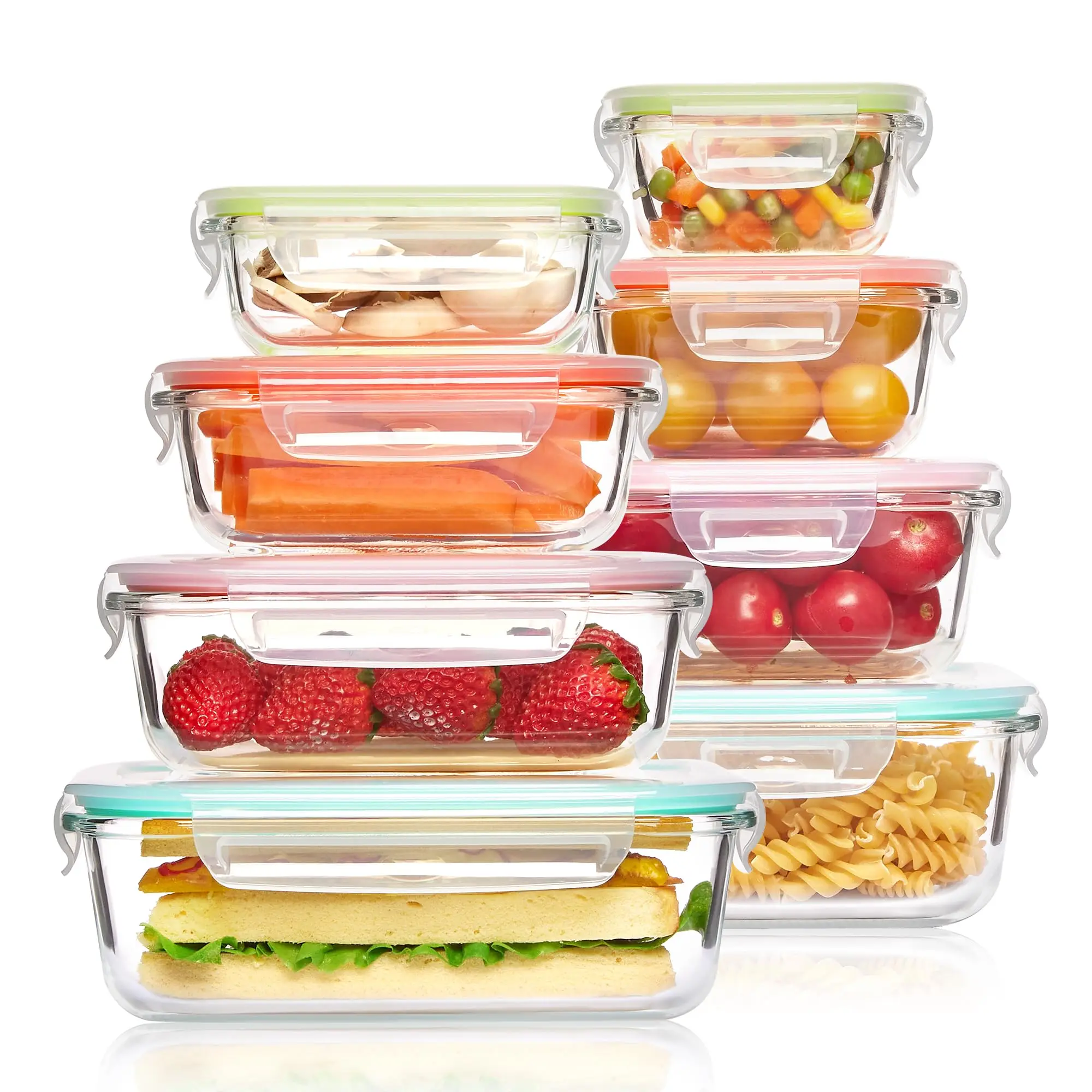 Glass Lunch Box Food Storage C - đánh giá và giá Tea Coffee Sugar Container