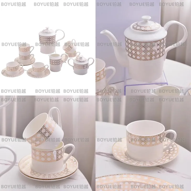Luxury Bone China Coffee Cup S - đánh giá và giá Coffee Tea Gift Set